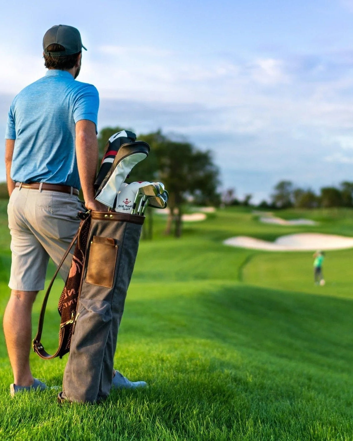 The Original Nelson Hill Leather Golf Bag