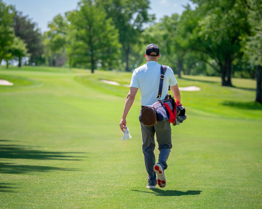 The Original Nelson Hill Leather Golf Bag