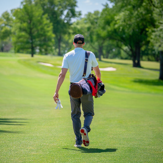 The Original Nelson Hill Leather Golf Bag