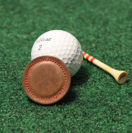 Leather Golf Ball Marker