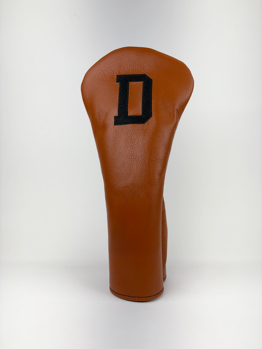 Block Number Leather Golf Headcovers