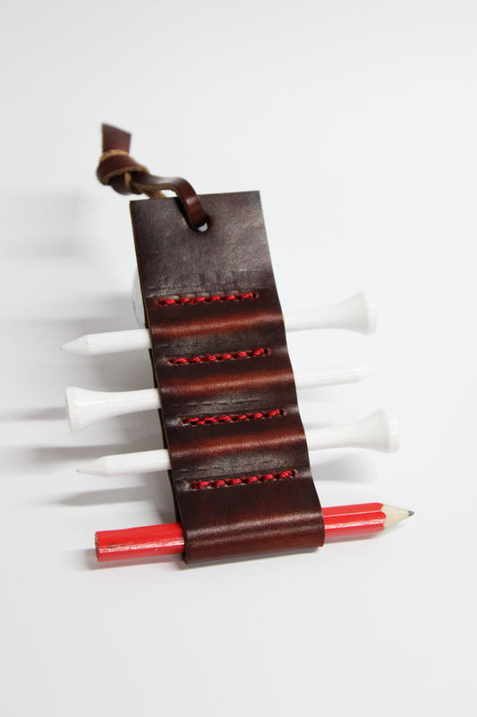 Leather Golf Tee Holders