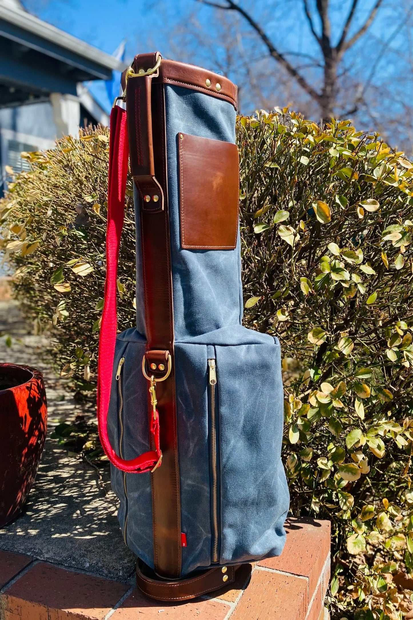 The Original Nelson Hill Leather Golf Bag