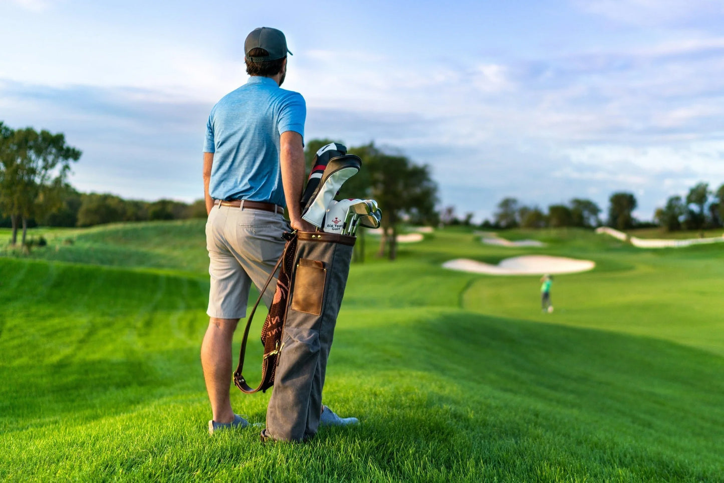 The Original Nelson Hill Leather Golf Bag