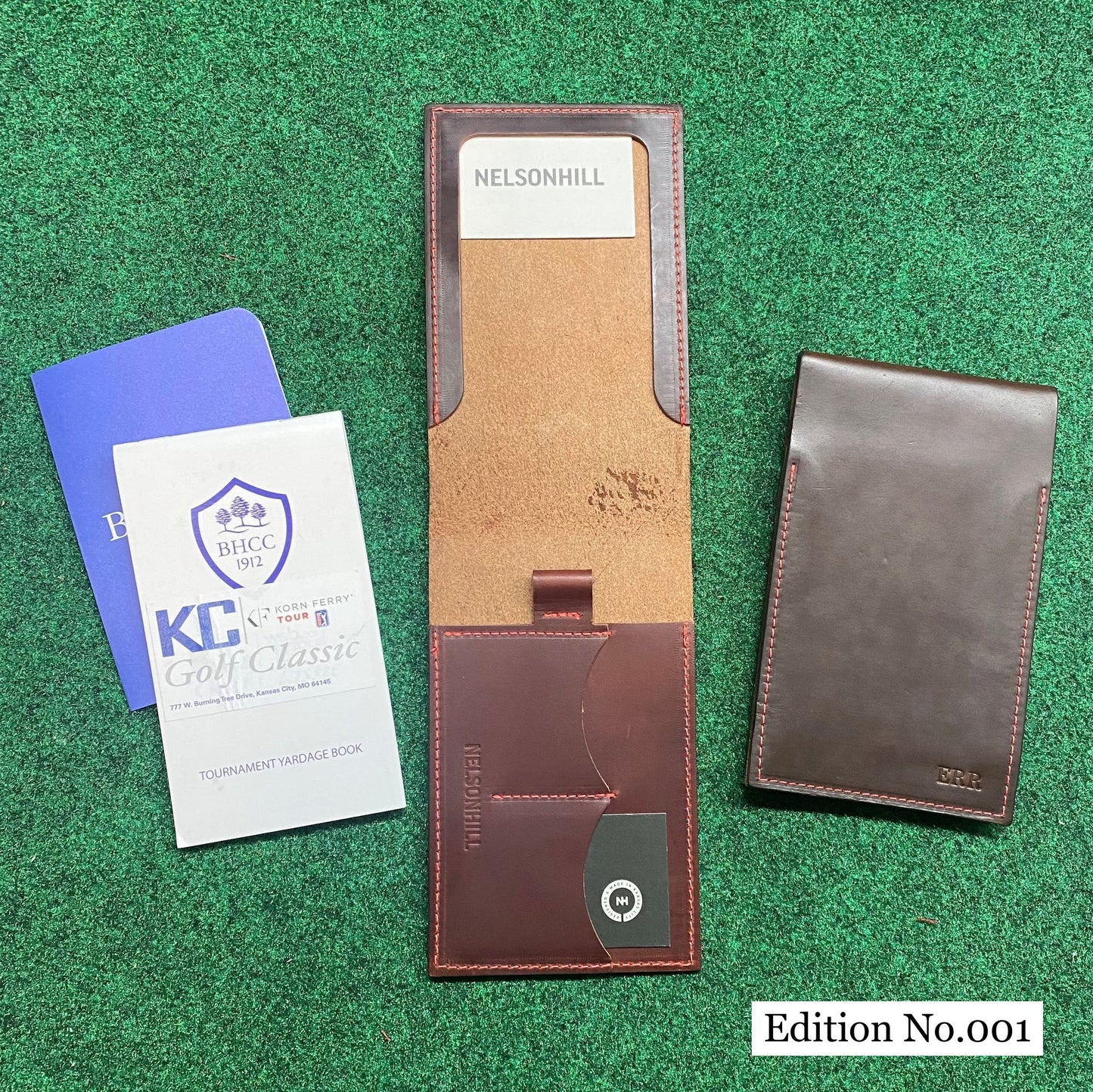 Leather Golf Yardage Book Covers