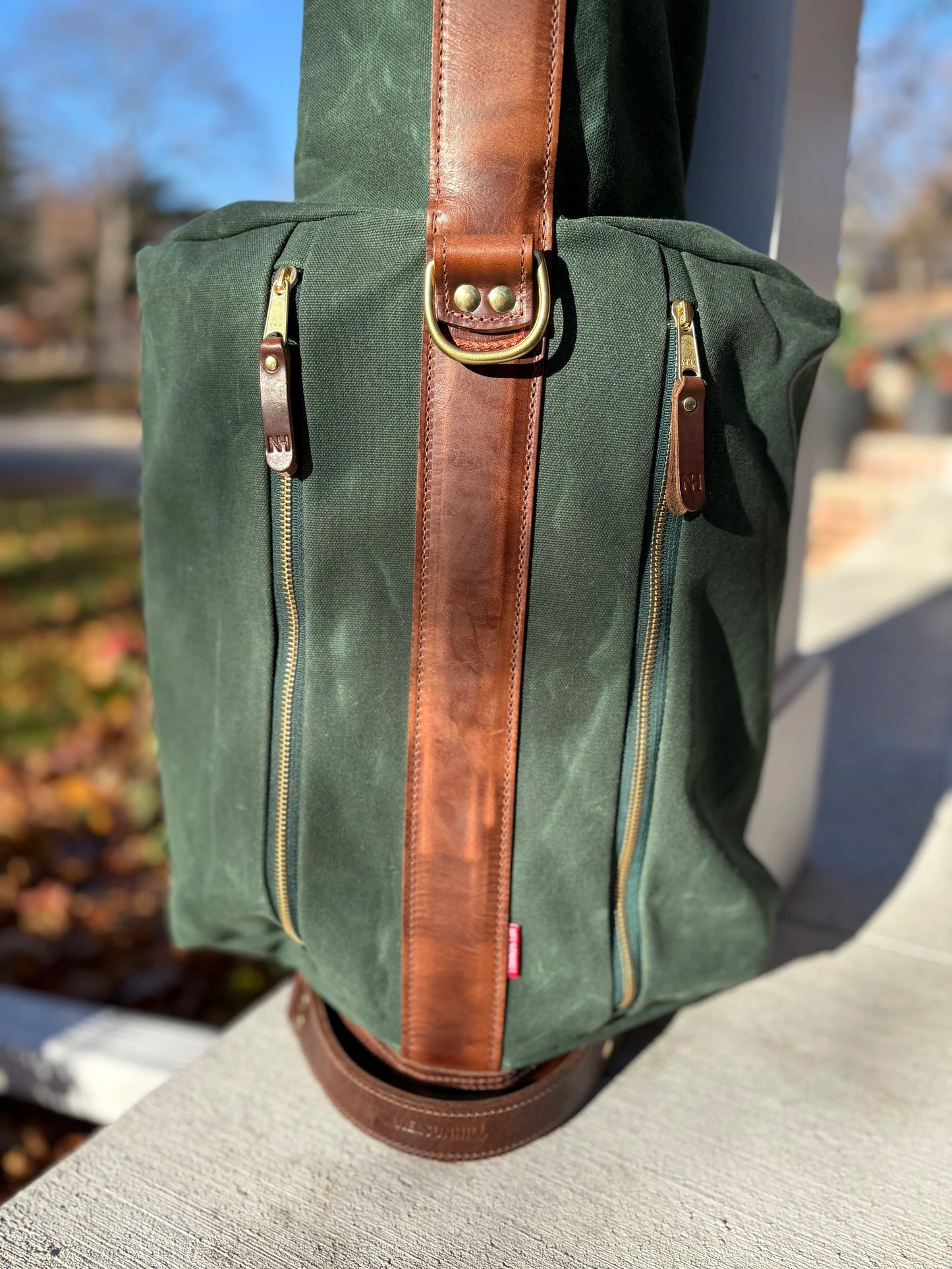 The Original Nelson Hill Leather Golf Bag