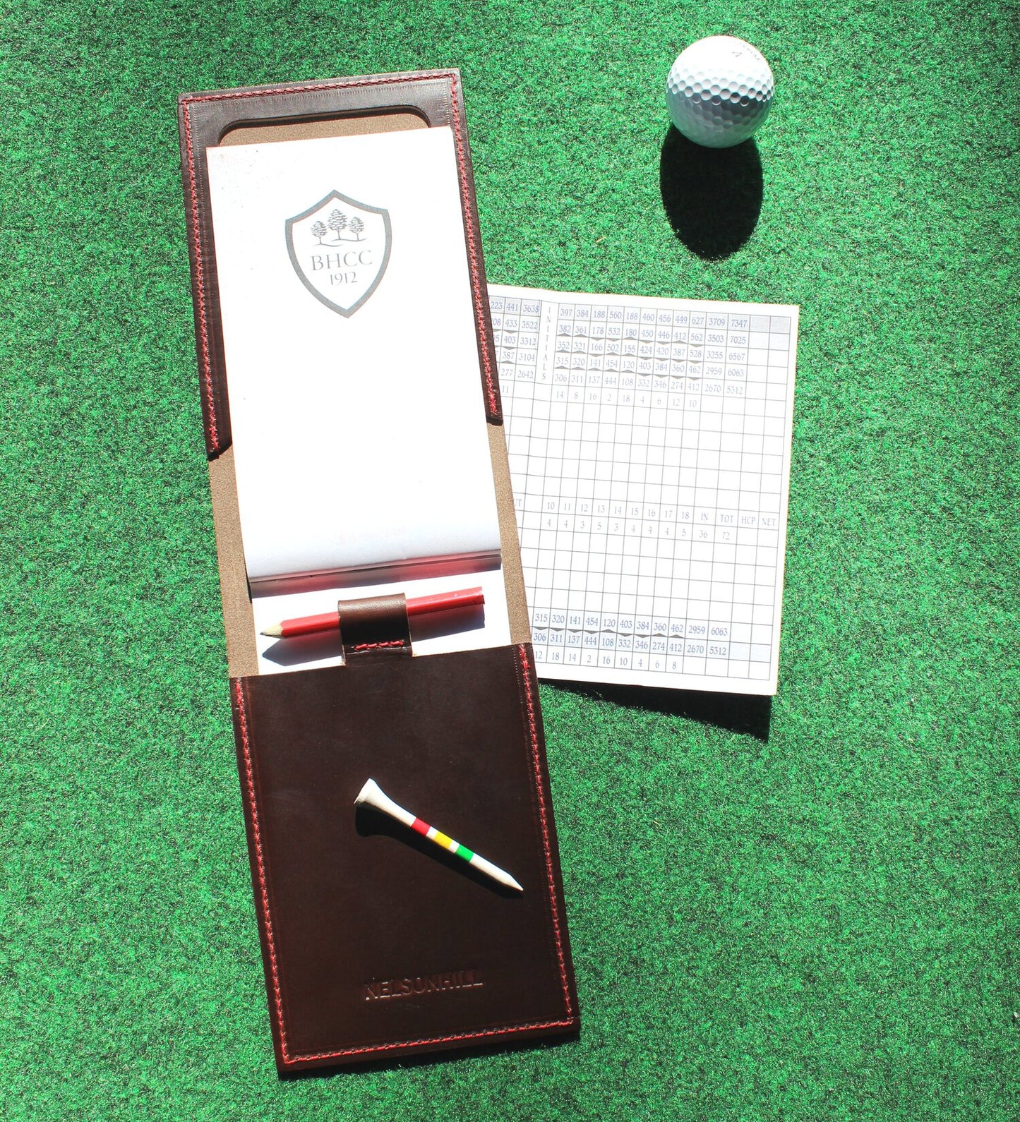 Leather Golf Yardage Book Covers