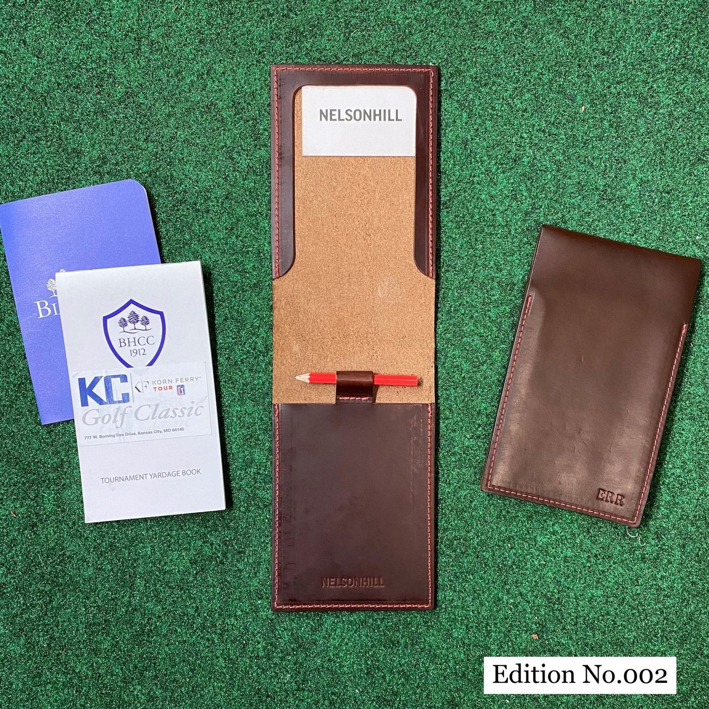 Leather Golf Yardage Book Covers