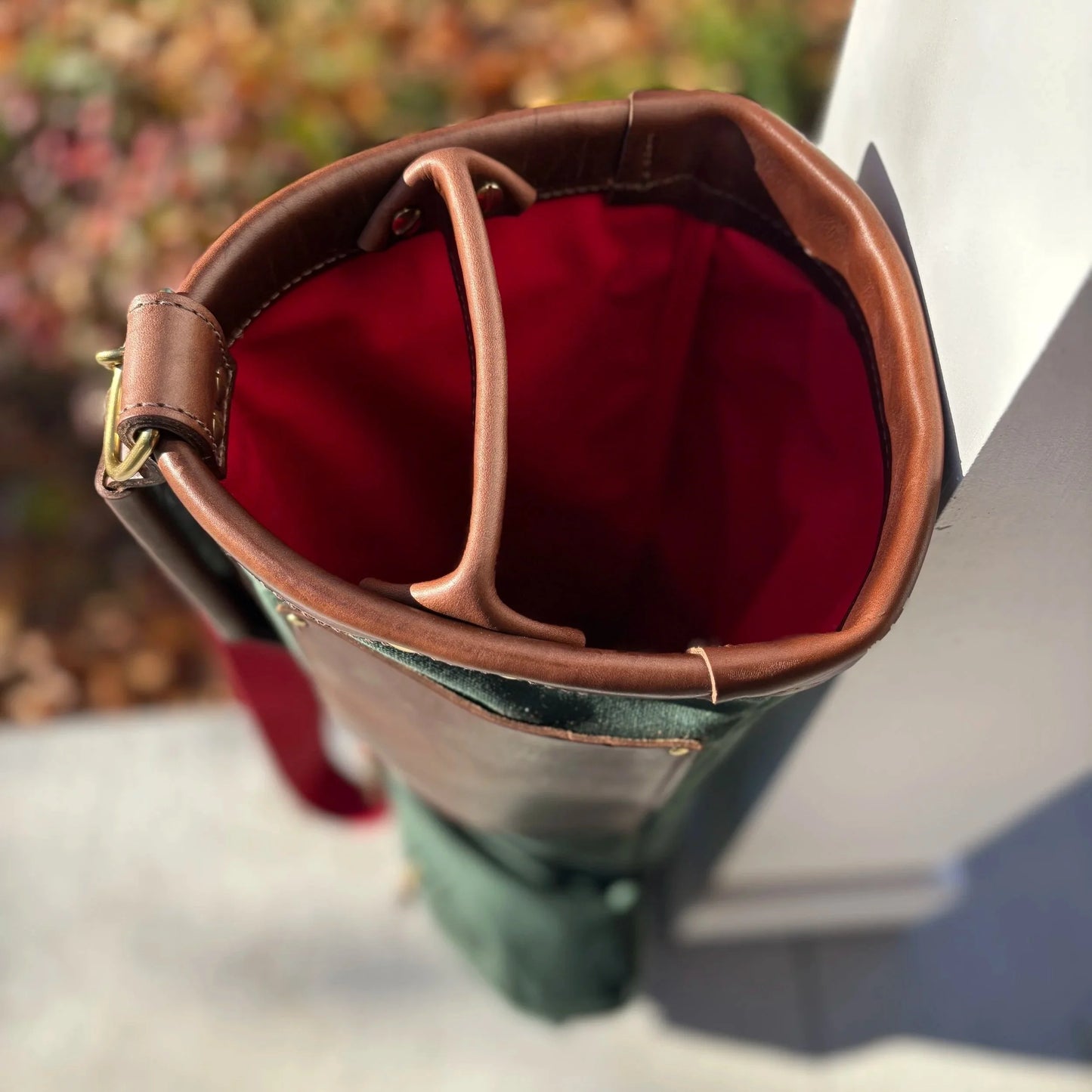 The Original Nelson Hill Leather Golf Bag