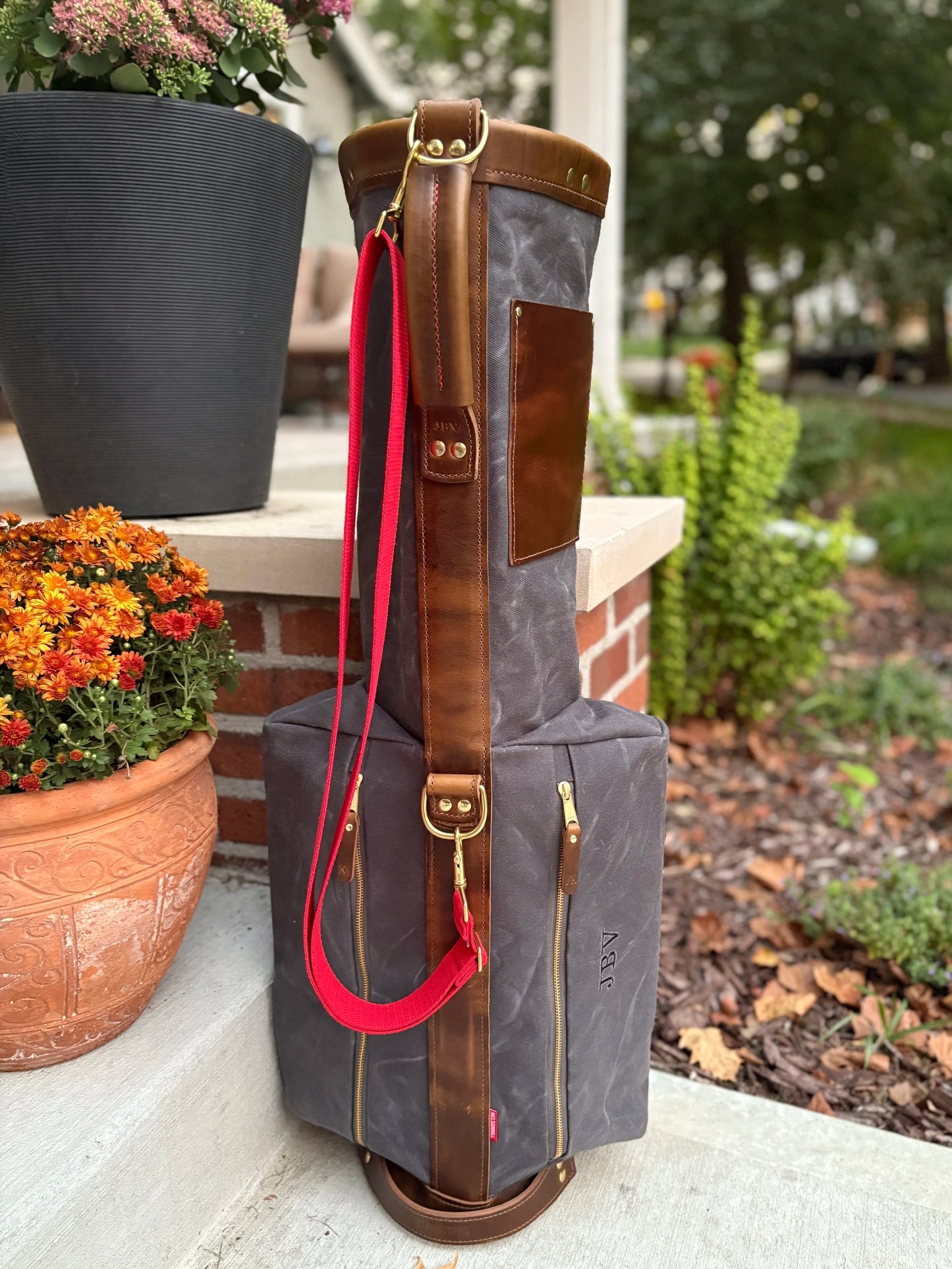 The Original Nelson Hill Leather Golf Bag