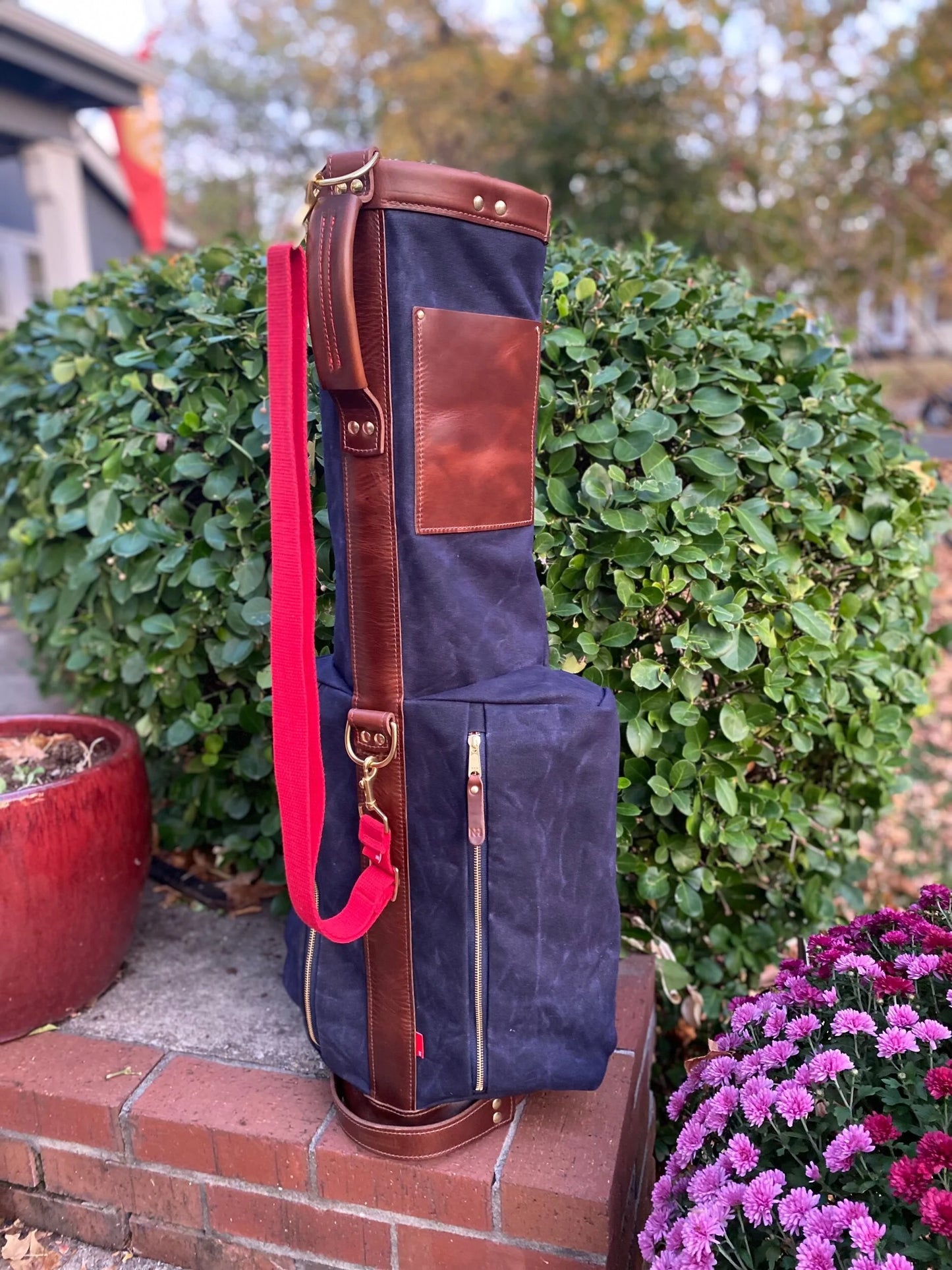 The Original Nelson Hill Leather Golf Bag