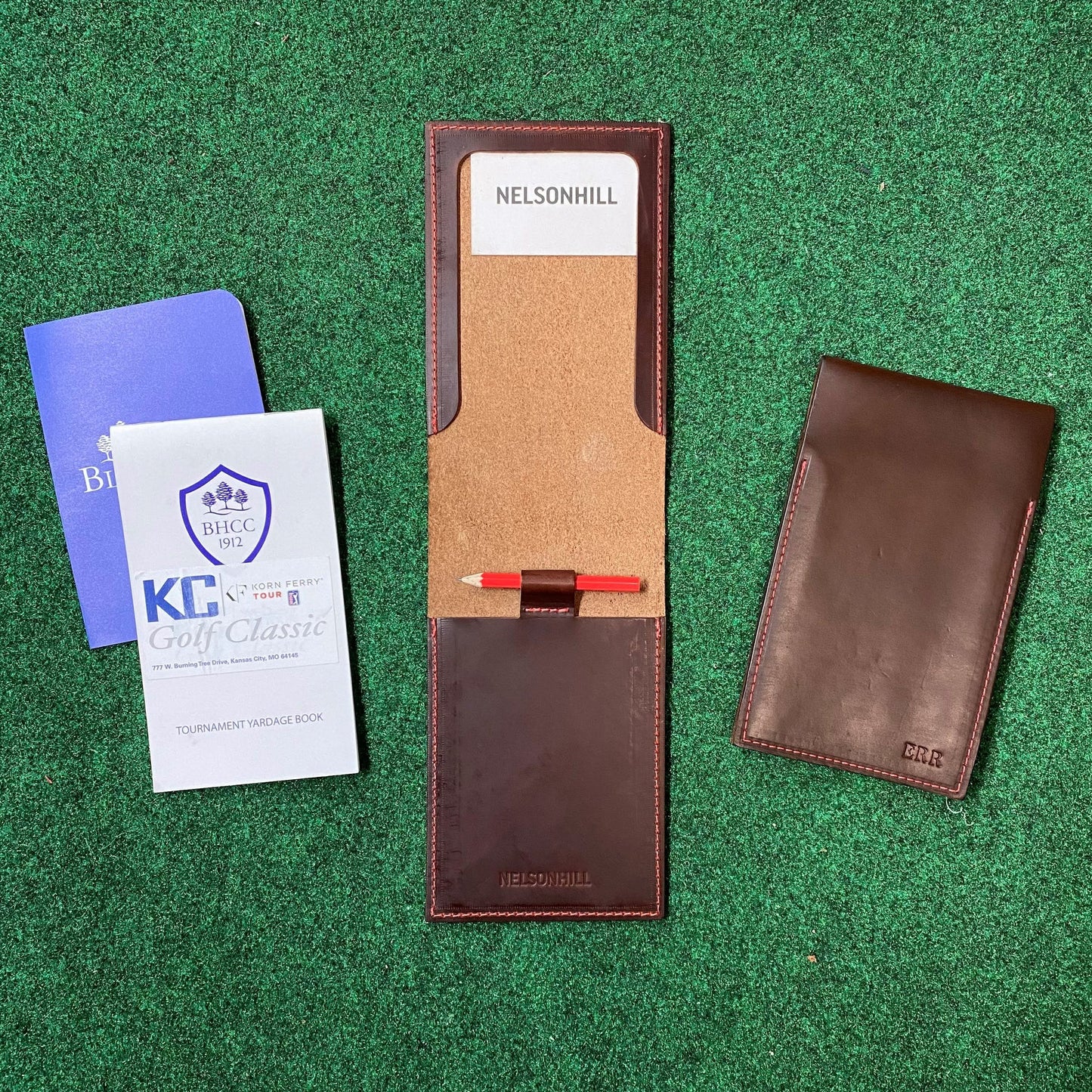 Leather Golf Yardage Book Covers